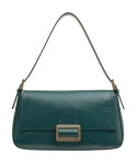 레이브(RAIVE) Wrinkle Leather Luke Bag in Teal Green VX1AG301-6E - 사이즈 & 후기 | 무신사