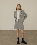 피에이(P/A) TWEED MINI SKIRT / GRAY - 사이즈 & 후기 | 무신사