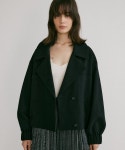 레미(LEMME) WIDE COLLAR LOOSE TWILL JUMPER (BLACK) - 212,000 | 무신사 스토어
