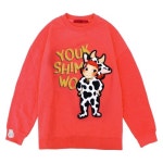 육심원(YOUK SHIM WON) 코스튬카우맨투맨 F 레드코코 - 108,000 | 무신사 스토어