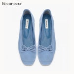 르쿠어에쿠어(RECUR ECUR) [샹제리제 라인] 1305 르쿠어 에쿠어 제인 플랫 스카이블루 - 115,200 | 무신사 스토어