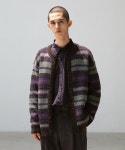 어나더 오피스(ANOTHER OFFICE) Grandma Cardigan (Brown Purple)... 무신사 어나더 오피스(ANOTHER OFFICE)  Grandma Cardigan (Brown... 