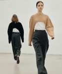 제이에스와이파트너즈 | 제이에스엔와이(JSNY) Wide-leg Trousers CHARCOAL (JYPA1D900G3) - 199,000 | 무신사 스토어