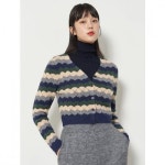 에잇세컨즈(8SECONDS) 네이비 멀티 컬러 스카시 니트 카디건 (35195AMQ3R) - 27,540 | 무신사 스토어