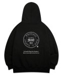 후딩스(WHODINGS) 레귤러핏 메이크링 기모 후드집업 [블랙] - 79,000 | 무신사 스토어