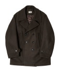 러프사이드(ROUGHSIDE) Pea Coat Dark Brown - 사이즈 & 후기 | 무신사