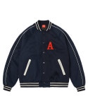 에이소프(A·SOF) DROPOUT VARSITY JACKET - NAVY - 사이즈 & 후기 | 무신사