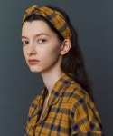 아템포(ATEMPO) BANDANA HAIR BAND_yellow check - 26,000 | 무신사 스토어