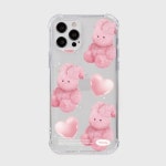 더나인몰(THE NINEMALL) pink heart toy windy [탱크투명 폰케이스] - 14,000 | 무신사 스토어