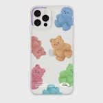 더나인몰(THE NINEMALL) rainbow teddy gummy pattern [클리어 폰케이스] - 11,200 | 무신사 스토어