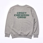 크레이지 카 워시 크루(CRAZY CAR WASH CREW) 라인 로고 스웨트셔츠 그레이 - 58,500 | 무신사 스토어