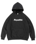 로얄라이프(ROYALLIFE) RLPH900 오리지널 로고 기모 후드티 - 블랙/화이트 - 사이즈 & 후기 | 무신사