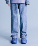 애드오프(ADDOFF) LINE CIRCLE DENIM PANTS BLUE - 사이즈 & 후기 | 무신사