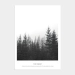 멜팅스튜디오(MELTING STUDIO) 북유럽 액자 인테리어 포스터 / 082번 더 포레스트 - 5,900 | 무신사 스토어