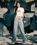 마리떼(MARITHE FRANCOIS GIRBAUD) W HIGH STRAIGHT DENIM PANTS light blue - 사이즈 & 후기 | 무신사