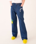 메인부스(MAINBOOTH) Soaking Wet Denim Pants(INDIGO BLUE) - 83,300 | 무신사 스토어