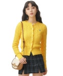 폴로 랄프 로렌(POLO RALPH LAUREN) W 케이블니트 코튼 카디건 - 옐로우 - 사이즈 & 후기 | 무신사