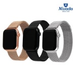 니바다(NIVADA) 애플워치 스트랩 3종 메탈밴드 5001 7 SE 6 5 4 3 2 1 세대 38 40 41mm - 후기 | 무신사 니바다(NIVADA) 애플워치... 