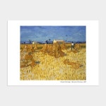 멜팅스튜디오(MELTING STUDIO) 빈센트 반고흐 액자 인테리어 포스터 / 22번 프로방스에서 옥수수 수확 - 후기 | 무신사