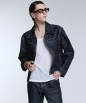 모덴아르더(MODEN ARDOR) 몬드리안 블루 지퍼자켓 - stitch(WH) - 160,550 | 무신사 스토어