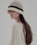 문선(MOONSUN) Honeycomb knit Hat [Cream] - 65,000 | 무신사 스토어