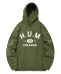 에이치유엠(HUM) College Hood T-shirts_Khaki [LHQSCTH351MKHA] - 29,500 | 무신사 스토어