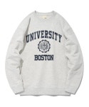 에이치유엠(HUM) University Sweatshirt_Oatmeal grey [LHQSCTM313MGYO] - 22,050 | 무신사 스토어