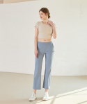 씨엘코코(CIELCOCO) CLWP9130 코지 라이트 슬랙스 팬츠 스카이블루 - 17,900 | 무신사 스토어