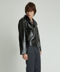 앤드로스(ANDROS) Cowhide Rider Jacket (Black) - 사이즈 & 후기 | 무신사