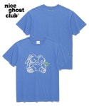 나이스고스트클럽(NICEGHOSTCLUB) BUNNYBEAR LOGO TEE_BLUE(NG2CMUT537A) - 사이즈 & 후기 | 무신사