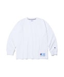 챔피온(CHAMPION) [ASIA] [친환경] 그래픽 6.2oz C로고 포켓 긴팔티셔츠 (WHITE) CKTS2E520WT - 사이즈 & 후기 | 무신사