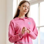 제너럴아이디어 스탠다드(GENERALIDEA STANDARD) 체크 플라워 카라 니트 [PINK] / S22A06030 - 54,000 | 무신사 스토어