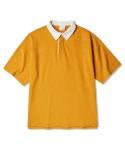 에이치유엠(HUM) (자수) Small logo collar tee_Orange [LHQMCTP419M] - 사이즈 & 후기 | 무신사