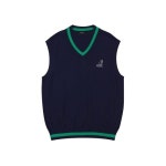 캉골(KANGOL) EDEW 니트 베스트 6102 네이비 - 68,600 | 무신사 스토어