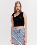 오아이오아이 컬렉션(OIOI COLLECTION) OIC STRAP TOP [BLACK] - 사이즈 & 후기 | 무신사