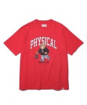 피지컬 에듀케이션 디파트먼트(PHYSICAL EDUCATION DEPARTMENT) PHYPS® BEARS BASKETBALL DIET SS RED - 29,400 | 무신사 스토어