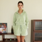 레브레브(REVE REVE) TERRY HALF JIP-UP TOP GR - 74,000 | 무신사 스토어