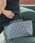 디어마이디어(DEARMYDEER) 방수) Logo tote bag_ Navy - 33,000 | 무신사 스토어