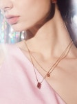 퍼스널 서비스(PERSONAL SERVICE) 빅 부즈 크리스탈 목걸이 / 샴페인 - 120,000 | 무신사 스토어