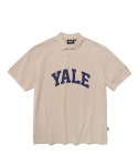 예일(YALE) BIG ARCH LOGO PK TEE BEIGE - 사이즈 & 후기 | 무신사