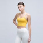 배럴핏(BARRELFIT) 배럴핏 플레인 크롭탑 망고무스 (BI1WFTO02MMS) - 44,000 | 무신사 스토어