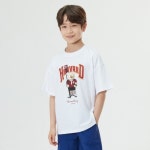 하버드 키즈(HARVARD KIDS) 로잉 하버드 베어 티셔츠 화이트 H22BTS-08 - 사이즈 & 후기 | 무신사