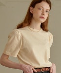 론론(RONRON) PUFF SLEEVE HALF T SHIRT BLACK - 사이즈 & 후기 | 무신사