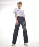 미드나잇 무브(MIDNIGHT MOVE) [unisex] logo summer pants (dark blue) - 사이즈 & 후기 | 무신사