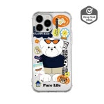 샤론6(SHARON6) 아이폰 갤럭시 Z플립 핸드폰 투명 케이스 라이프퍼피 - 후기 | 무신사