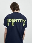 이에이(IEY) IDENTITY BACK LOGO T-SHIRT Charcoal - 사이즈 & 후기 | 무신사