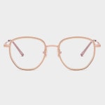 루킹포유(LOOKING4U) 네오레트로 B374 C1로즈골드 블루라이트 차단안경 - 45,000 | 무신사 스토어
