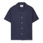 포르투기스 플란넬(PORTUGUESE FLANNEL) 반팔 셔츠 - 플레임 네이비 - 138,000 | 무신사 스토어