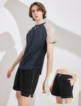 보헤미안블루(BOHEMIANBLUE) [SET]크루넥 매쉬 남성 릴렉스핏 반팔 래쉬가드 DS+스티칭 매쉬이너 세일러 쇼츠 YB 셋업 - 143,900 | 무신사... 