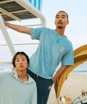 굿라이프어드벤처클럽(GOOD LIFE ADVENTURE CLUB) 1/2 TERRY T-SHIRT VER.2 BLUE - 사이즈 & 후기 | 무신사